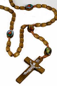 1 Dozen Wooden Rosaries in Assorted Colors