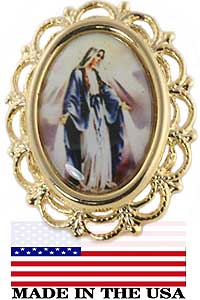 Miraculous Medal Lapel Pin