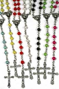 1 Dozen Rosaries in Assorted Colors