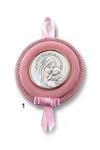 Baby Crib Pink Plaque