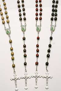 1 Dozen St Jude Rosaries in Assorted Colors