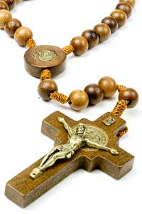 11720-0 Brown Wood St Benedict Rosary