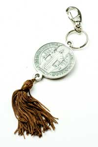 11761-7 St Benedict Keychain