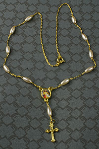 Child Religious Necklace with Crucifix