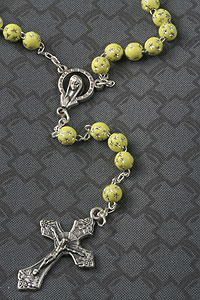 Yellow Bead Child Rosary