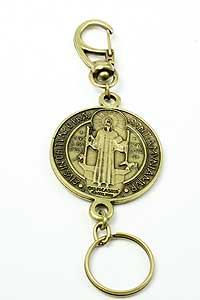 12245-9 St Benedict Keychain
