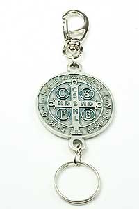 12246-7 St Benedict Keychain