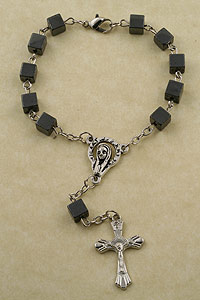 Square Bead 1 Decade Rosary