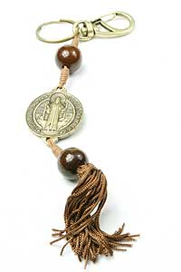 6276-6 St Benedict Keychain