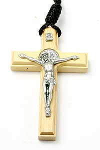 7020-3 St Benedict Crucifix on Cord