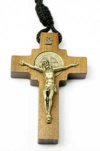 782-0 St Benedict Crucifix on Rope