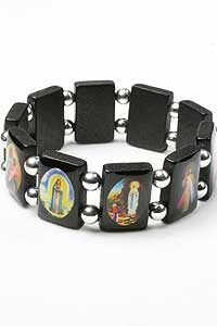 HF-A277 Lage Black Wood Bracelet