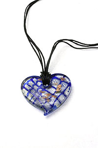 Bella Arte Glass Heart Pendant