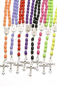 1 Dozen Rosaries in Assorted Colors