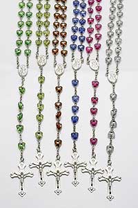 1 Dozen Rosaries in Assorted Colors