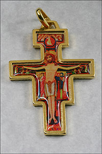 San Damiano Cross Gold