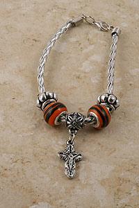 Religious Cross Bracelet Pandora Beads