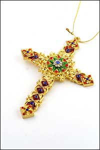 BC3003 Gold Tone Cross