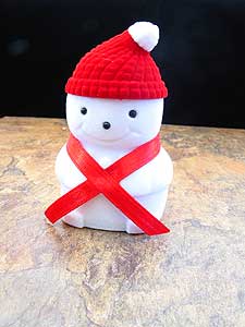 SM388 Snowman with Nativity Scene