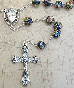 ROSCL00006 Intricate Cloisonne Rosary