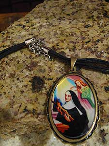 STRITA Santa Rita Medallion on String