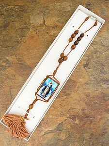 Miraculous Medal Car Rosary with St Christopher 