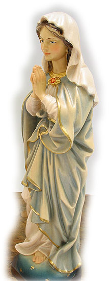 PHU11825 Hand Carved Italian Wood Statue