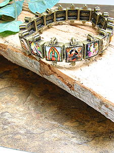 6299-5 Metal Bracelet with Color Images