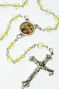 RSS72 Yellow Thread Perpetual Help Rosary
