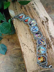 6301-0 Silver Tone Metal Bracelet