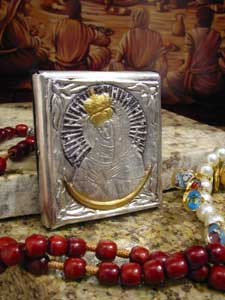 ICO100A14 Silver Plated Icon of Ostra Brama