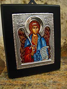 St Michael Sterling Silver Icon