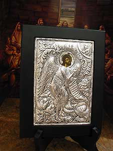 John the Baptist Sterling Silver Icon