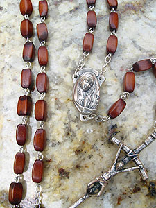 Wood Rosary