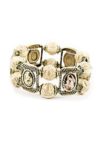 BRA09800 Antique Styled Religious Bracelet