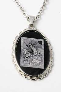 6998 Antique Patina Metal Medallion