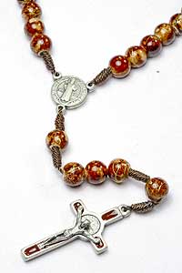 11778-1 St Benedict Brown Rosary