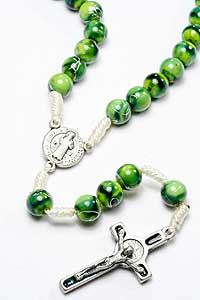 11781-1 St Benedict Green Rosary
