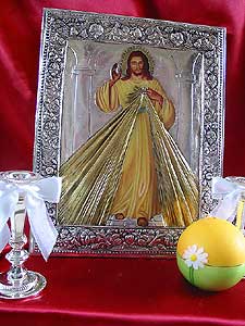Jesus the Divine Mercy Silver Icon