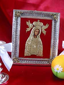 Lichen Virgin Silver Icon