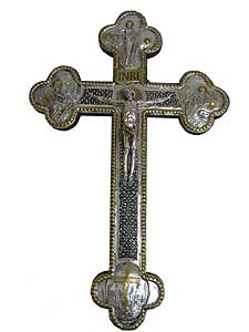 Large Wall Silver Crucifix