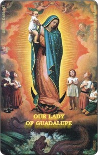 Our Lady of Guadalupe - Rosary Card