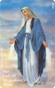 Our Lady of Miraculous Medal - Rosary Card