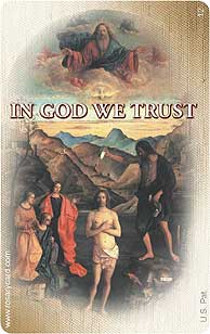 Jesus in Eden - Rosary Card