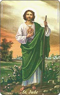 St. Jude Rosary Card