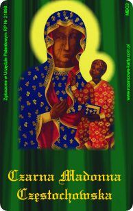 Our Lady of Czestochowa Rosary Card