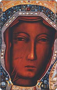 Our Lady of Czestochowa Rosary Card