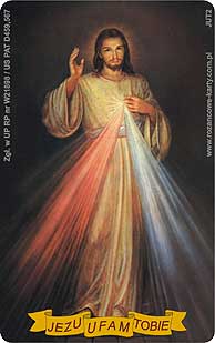 Divine Mercy Rosary Card
