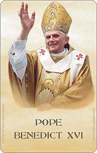 Benedict XVI Rosary Card