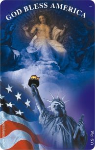 In God We Trust Rosary Card